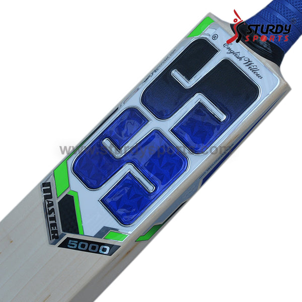 SS Master 5000 Cricket Bat - Senior - English Willow - Mens (SH) - SS - Sturdy Sports