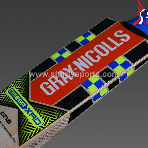 Gray Nicolls Omega XRD GN3 Cricket Bat - Senior - English Willow - Mens (SH) - Gray Nicolls - Sturdy Sports