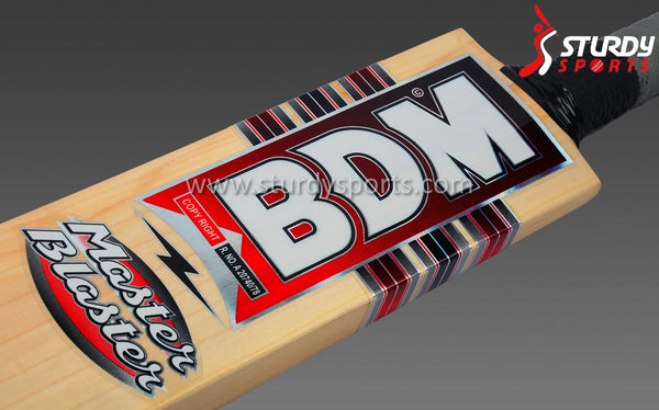 BDM Master Blaster Cricket Bat - Senior - English Willow - Mens (SH) - BDM - Sturdy Sports