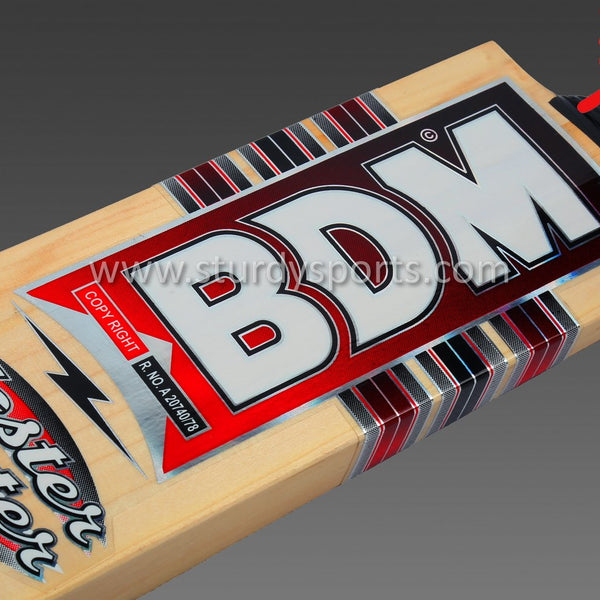 BDM Master Blaster Cricket Bat - Senior - English Willow - Mens (SH) - BDM - Sturdy Sports