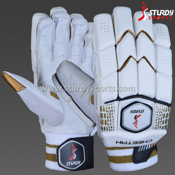 Sturdy Cheetah Batting Gloves (Large Mens) - Batting Gloves - Mens - Sturdy - Sturdy Sports