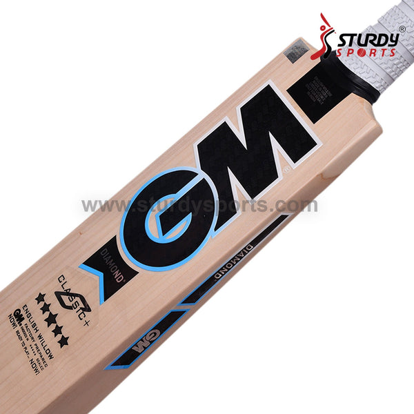 GM Diamond Classic Plus Cricket Bat - Senior - English Willow - Mens (SH) - GM - Sturdy Sports