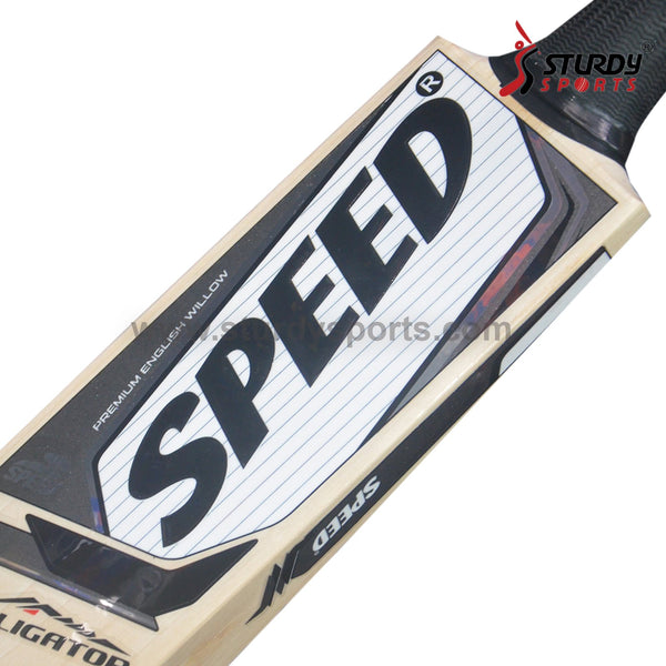 Speed Alligator Cricket Bat - Senior - English Willow - Mens (SH) - Speed - Sturdy Sports