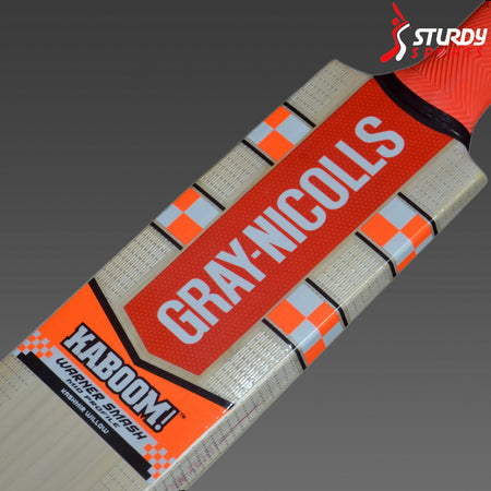 Gray Nicolls Kaboom Warner Smash Kashmir Willow Bat (SH) - Kashmiri Willow - Mens (SH) - Gray Nicolls - Sturdy Sports