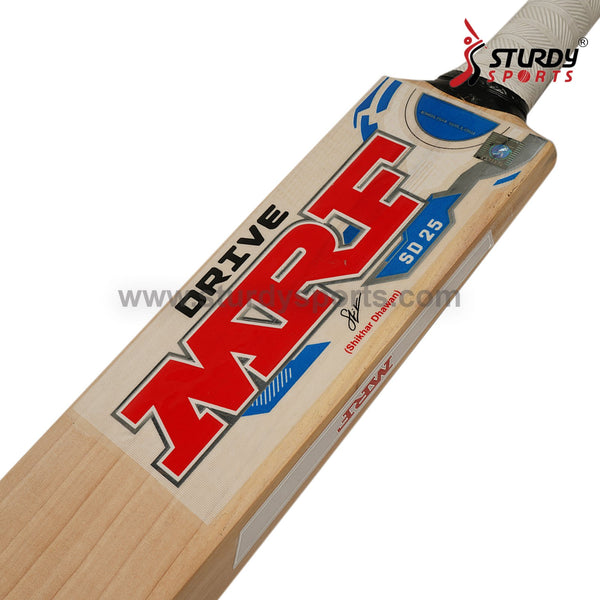 MRF Shikhar Dhawan Drive Cricket Bat - Senior - English Willow - Mens (SH) - MRF - Sturdy Sports