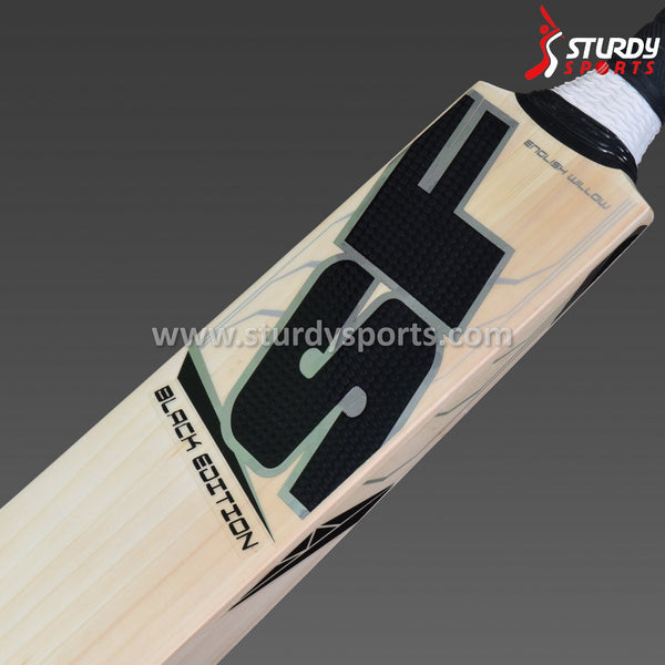 SF Black Edition Cricket Bat - Senior - English Willow - Mens (SH) - SF - Sturdy Sports