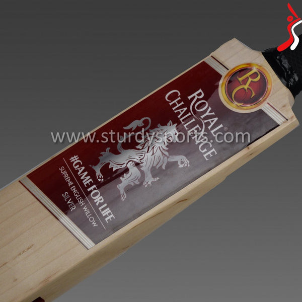 Royal Challenge Silver Cricket Bat - Senior - English Willow - Mens (SH) - Royal Challenge - Sturdy Sports