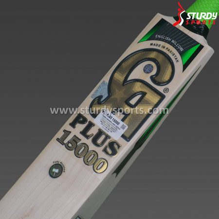 CA Plus 15000 Cricket Bat - Senior - English Willow - Mens (SH) - CA - Sturdy Sports