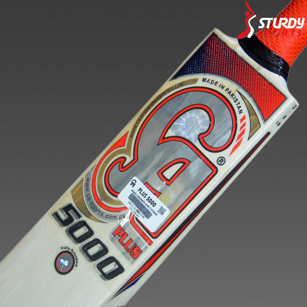 CA Plus 5000 Cricket Bat - Senior - English Willow - Mens (SH) - CA - Sturdy Sports