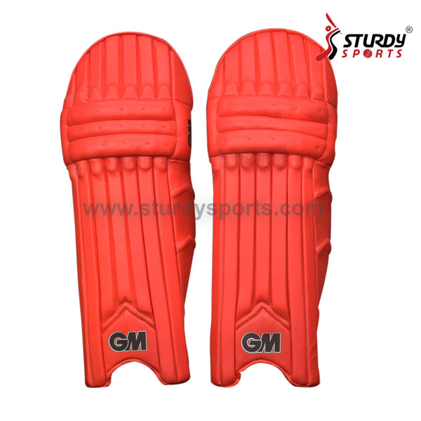 GM Mythos 606 Coloured Batting Pads Red - Mens - Batting Pads - Mens - GM - Sturdy Sports