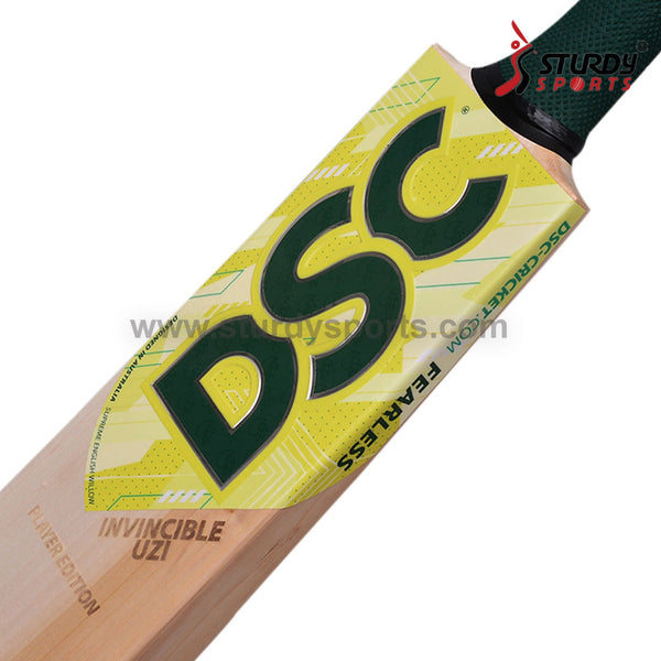 DSC Fearless Khawaja Invincible Uzi Player Edition Cricket Bat - Senior - English Willow - Mens (SH) - DSC - Sturdy Sports