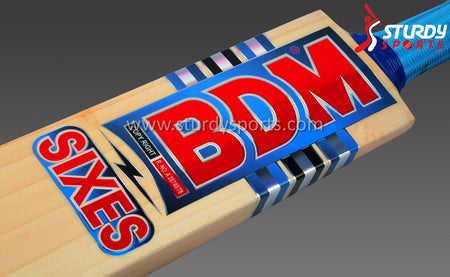 BDM Sixes Cricket Bat - Senior - English Willow - Mens (SH) - BDM - Sturdy Sports