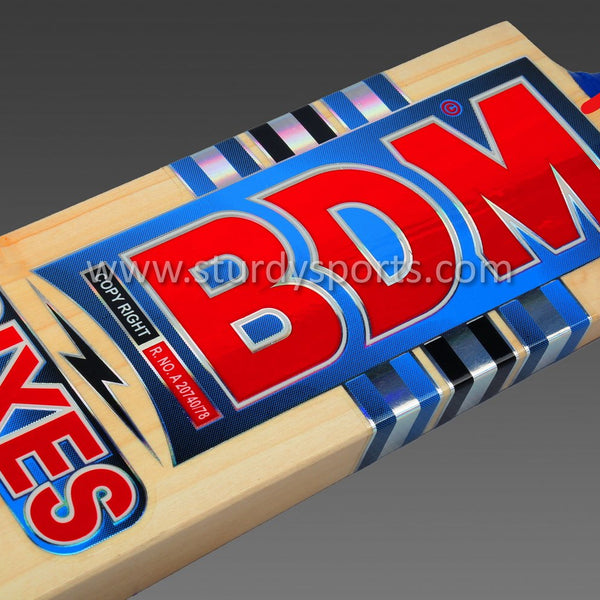 BDM Sixes Cricket Bat - Senior - English Willow - Mens (SH) - BDM - Sturdy Sports