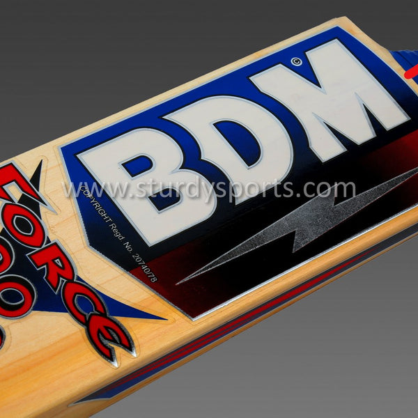 BDM Force 20/20 Cricket Bat - Senior - English Willow - Mens (SH) - BDM - Sturdy Sports