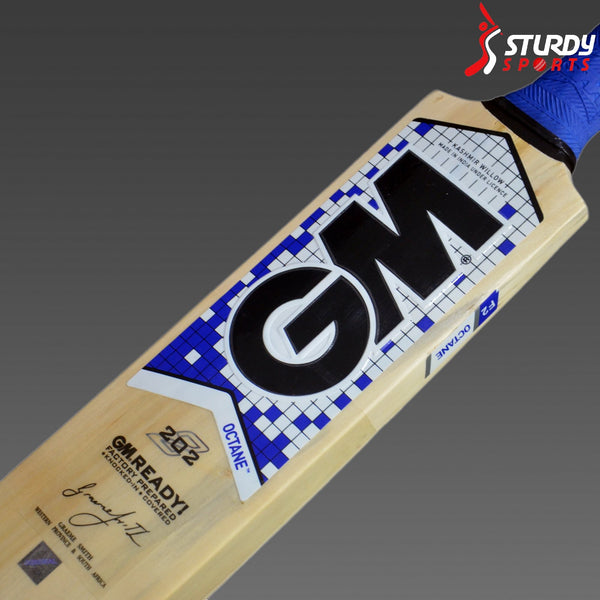 GM Octane 202 Kashmir Willow Bat (Size 6) - Kashmiri Willow - Youth / Boys - GM - Sturdy Sports