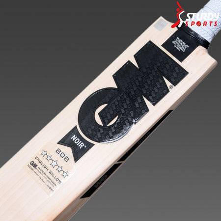 GM Noir 808 Cricket Bat - Senior - English Willow - Mens (SH) - GM - Sturdy Sports