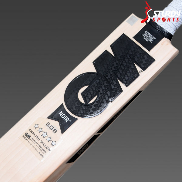 GM Noir 808 Cricket Bat - Senior - English Willow - Mens (SH) - GM - Sturdy Sports