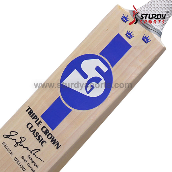 SG Triple Crown Classic Cricket Bat - Senior - English Willow - Mens (SH) - SG - Sturdy Sports