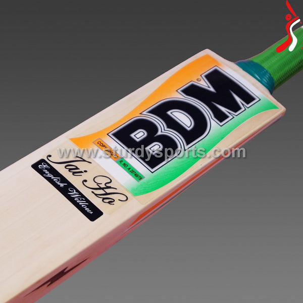 BDM Jai Ho Cricket Bat - Senior - English Willow - Mens (SH) - BDM - Sturdy Sports