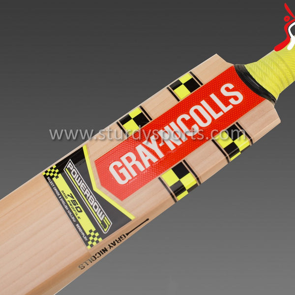 Gray Nicolls Powerbow 750 Cricket Bat - Small Men - English Willow - Youth / Boys - Gray Nicolls - Sturdy Sports