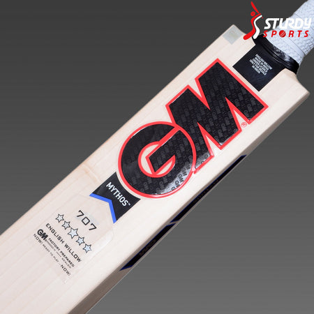 GM Mythos 707 Cricket Bat - Senior - English Willow - Mens (SH) - GM - Sturdy Sports