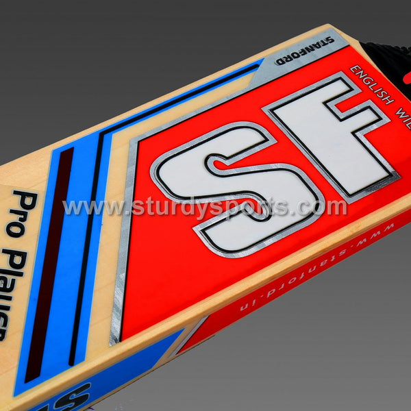 SF Pro Player Cricket Bat - Senior - English Willow - Mens (SH) - SF - Sturdy Sports