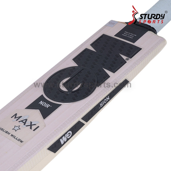 GM Noir Maxi Cricket Bat - Harrow - English Willow - Youth / Boys - GM - Sturdy Sports