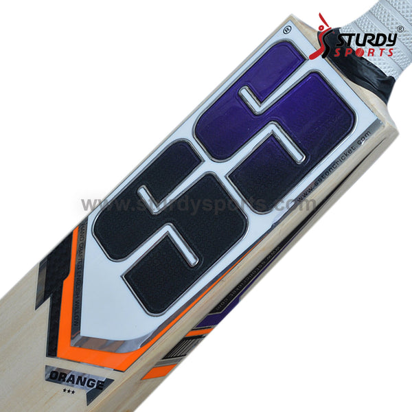 SS Orange 19/20 Cricket Bat - Senior - English Willow - Mens (SH) - SS - Sturdy Sports