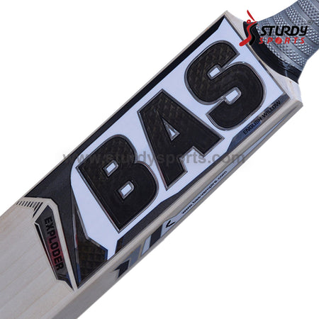 BAS Exploder Cricket Bat - Senior - English Willow - Mens (SH) - BAS - Sturdy Sports