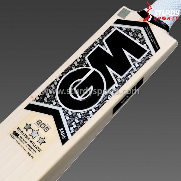 GM Kaha 808 Cricket Bat - Senior - English Willow - Mens (SH) - GM - Sturdy Sports