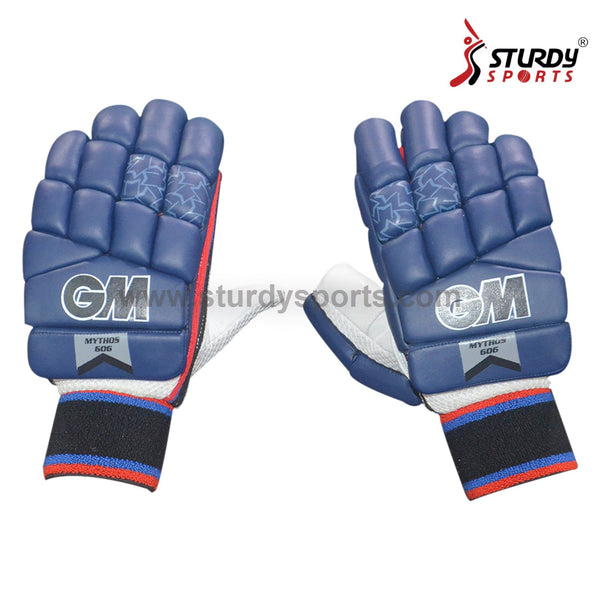 GM Mythos 606 Coloured Batting Gloves Navy - Mens - Batting Gloves - Mens - GM - Sturdy Sports