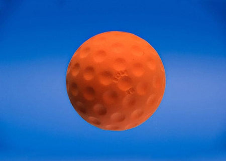 BOLA Junior Orange / White Practice Balls (Doz) - Bowling Machine Ball - Bola - Sturdy Sports