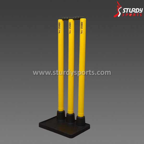 Sturdy Plastic Stump Set - Flexi Rubber Base - Stumps - Sturdy - Sturdy Sports