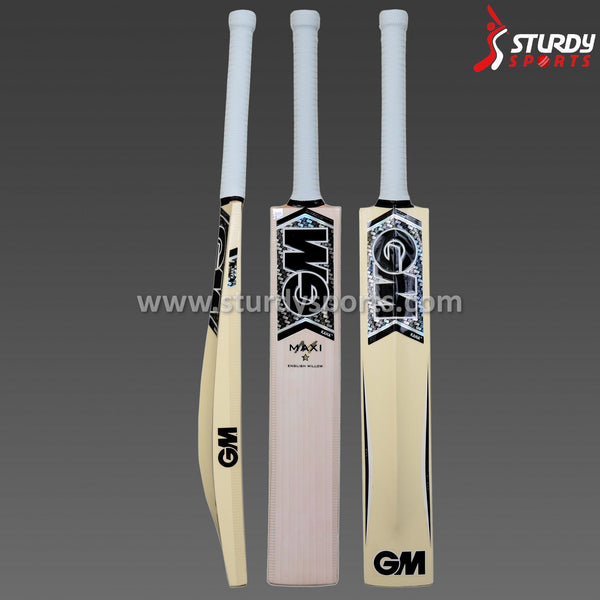 GM Kaha Maxi Cricket Bat - Small Men - English Willow - Youth / Boys - GM - Sturdy Sports