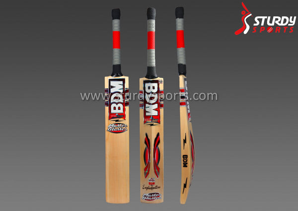 BDM Master Blaster Cricket Bat - Senior - English Willow - Mens (SH) - BDM - Sturdy Sports