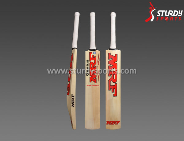 MRF Virat Kohli Genius Grand Edition Junior Cricket Bat - Size 5 - English Willow - Youth / Boys - MRF - Sturdy Sports