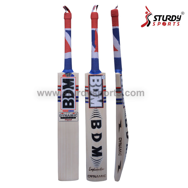 BDM Dynamic Power Original Cricket Bat - Senior - English Willow - Mens (SH) - BDM - Sturdy Sports