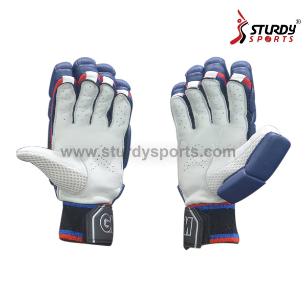 GM Mythos 606 Coloured Batting Gloves Navy - Mens - Batting Gloves - Mens - GM - Sturdy Sports