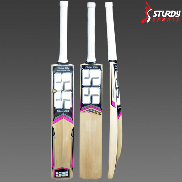 SS Gladiator Kashmir Willow Bat (Size 6) - Kashmiri Willow - Youth / Boys - SS - Sturdy Sports