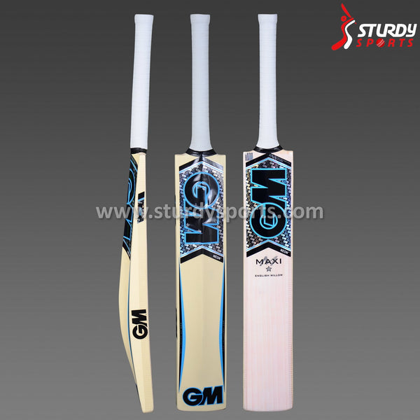 GM Neon Maxi Cricket Bat - Small Men - English Willow - Youth / Boys - GM - Sturdy Sports