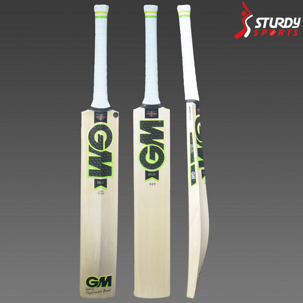 GM Zelos L555 DXM 909 19/20 Cricket Bat - Senior - English Willow - Mens (SH) - GM - Sturdy Sports