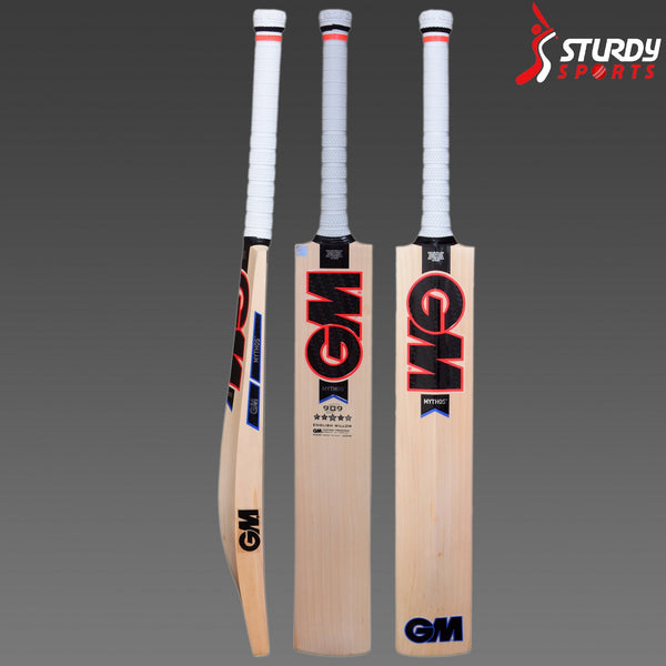 GM Mythos 909 Cricket Bat - Harrow - English Willow - Youth / Boys - GM - Sturdy Sports