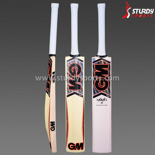 GM Mana Maxi Cricket Bat - Size 5 - English Willow - Youth / Boys - GM - Sturdy Sports