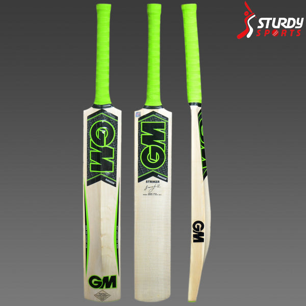 GM Paragon Striker Kashmir Willow Bat (Size 4) - Kashmiri Willow - Youth / Boys - GM - Sturdy Sports