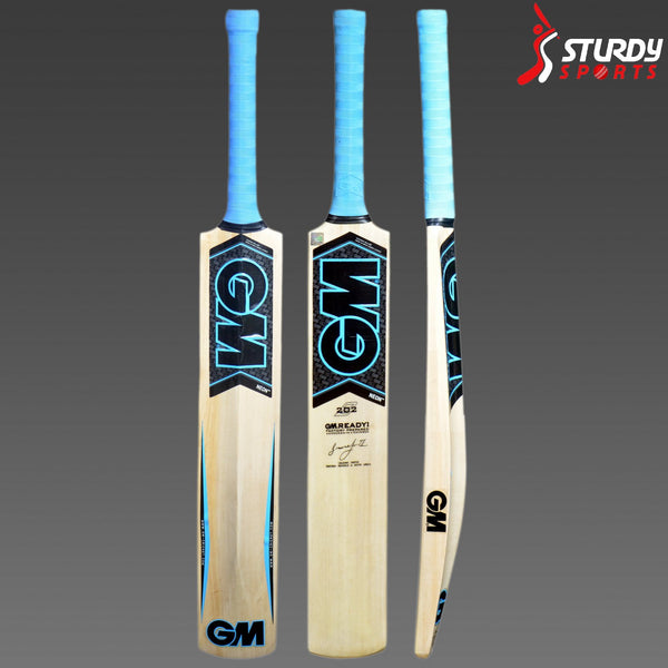 GM Neon 202 Kashmir Willow Bat (Size 5) - Kashmiri Willow - Youth / Boys - GM - Sturdy Sports