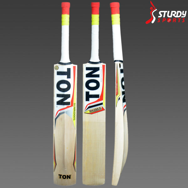 TON Maximus Kashmir Willow Bat (Size 4) - Kashmiri Willow - Youth / Boys - TON - Sturdy Sports