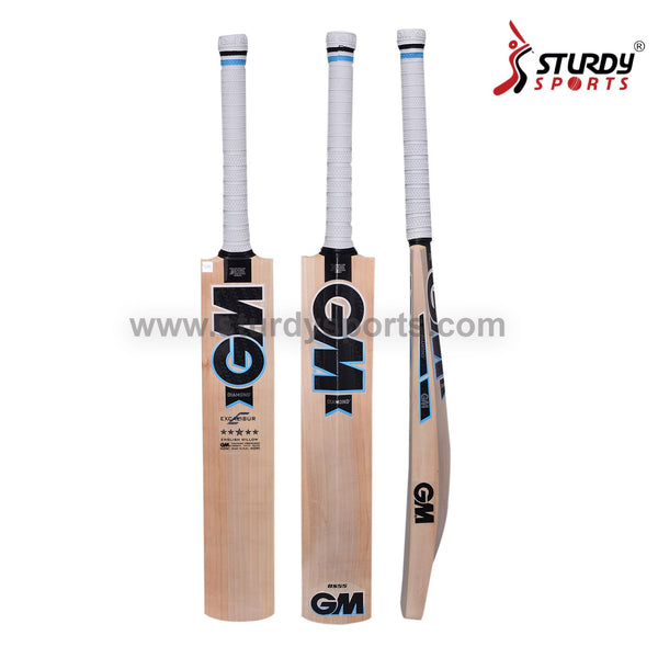 GM Diamond Excalibur Cricket Bat - Senior - English Willow - Mens (SH) - GM - Sturdy Sports