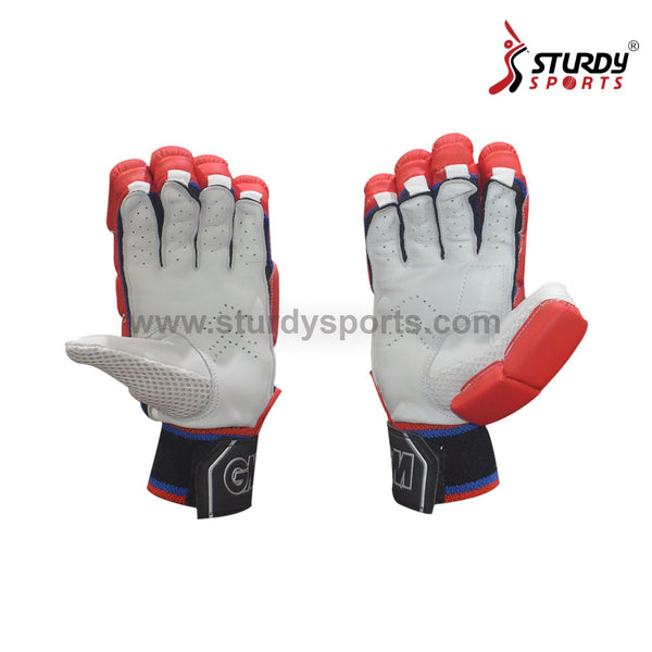 GM Mythos 606 Coloured Batting Gloves Red - Mens - Batting Gloves - Mens - GM - Sturdy Sports