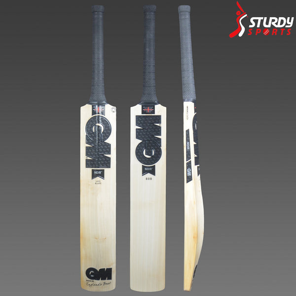 GM Noir L555 DXM 808 19/20 Cricket Bat - Senior - English Willow - Mens (SH) - GM - Sturdy Sports