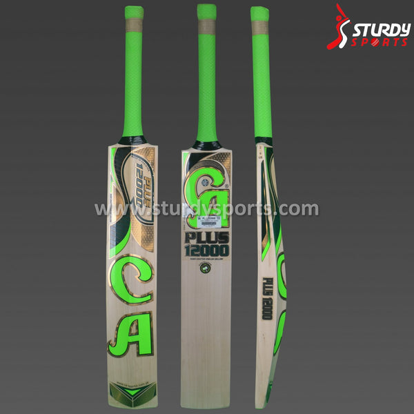 CA Plus 12000 Cricket Bat - Senior - English Willow - Mens (SH) - CA - Sturdy Sports